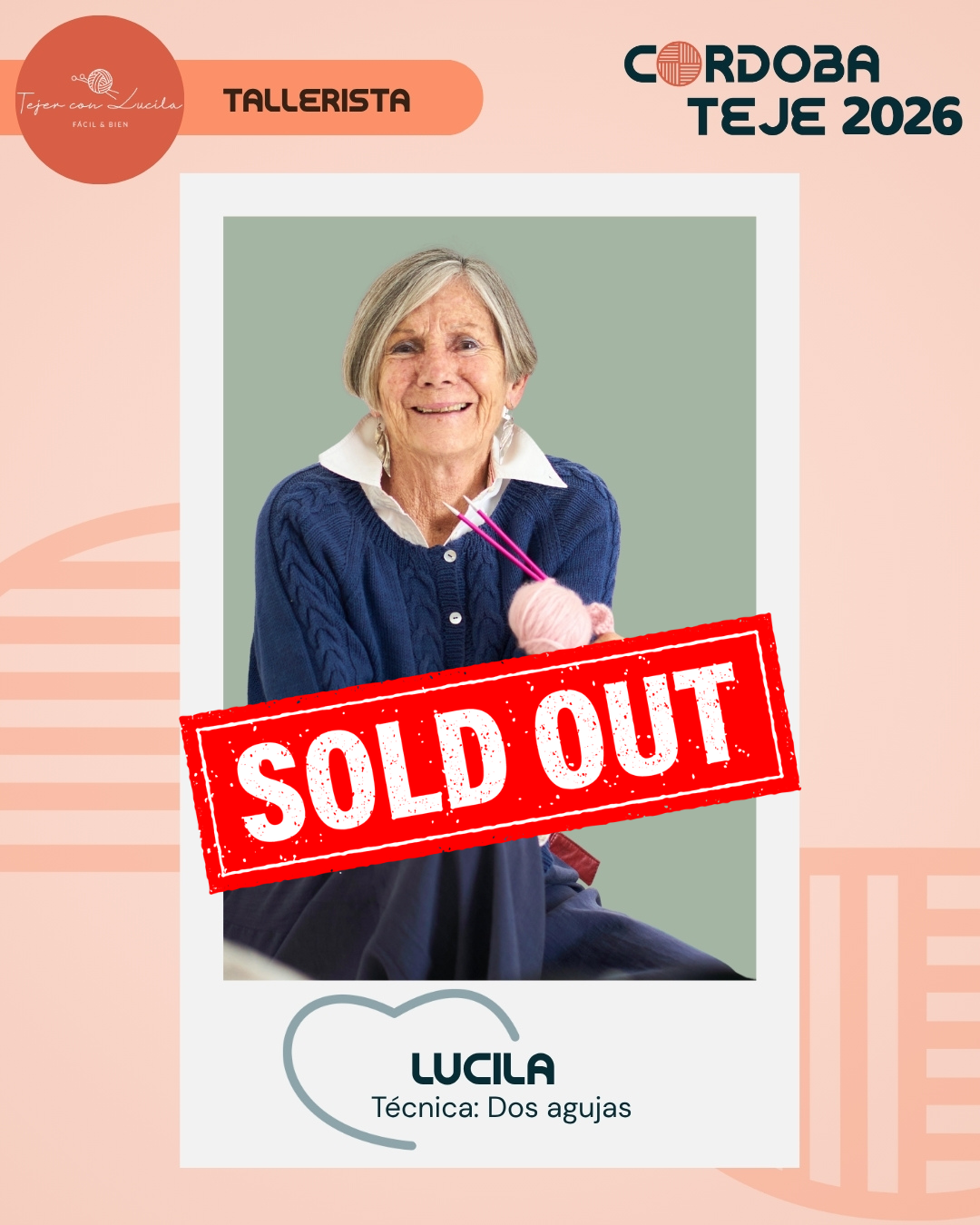 Taller con Tejiendo con Lucila sábado