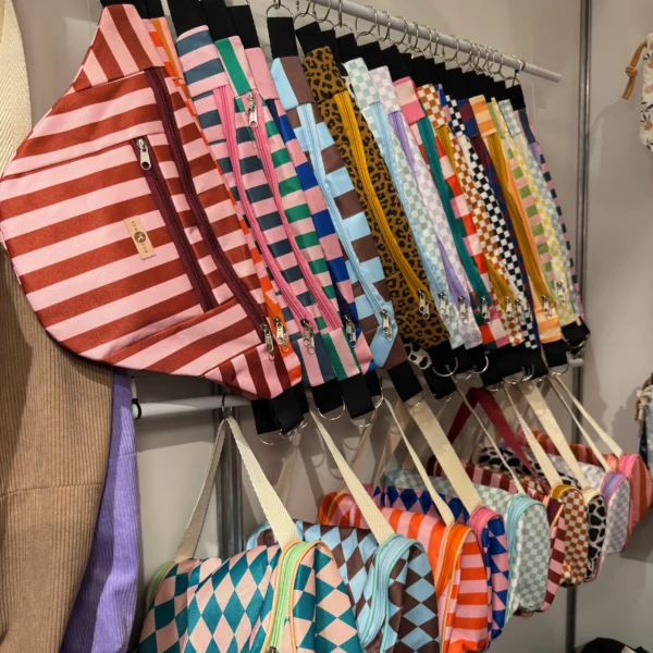 bolsos para guardar el tejido