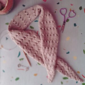Pañuelo primer abrazo cordoba teje 2025 tricot
